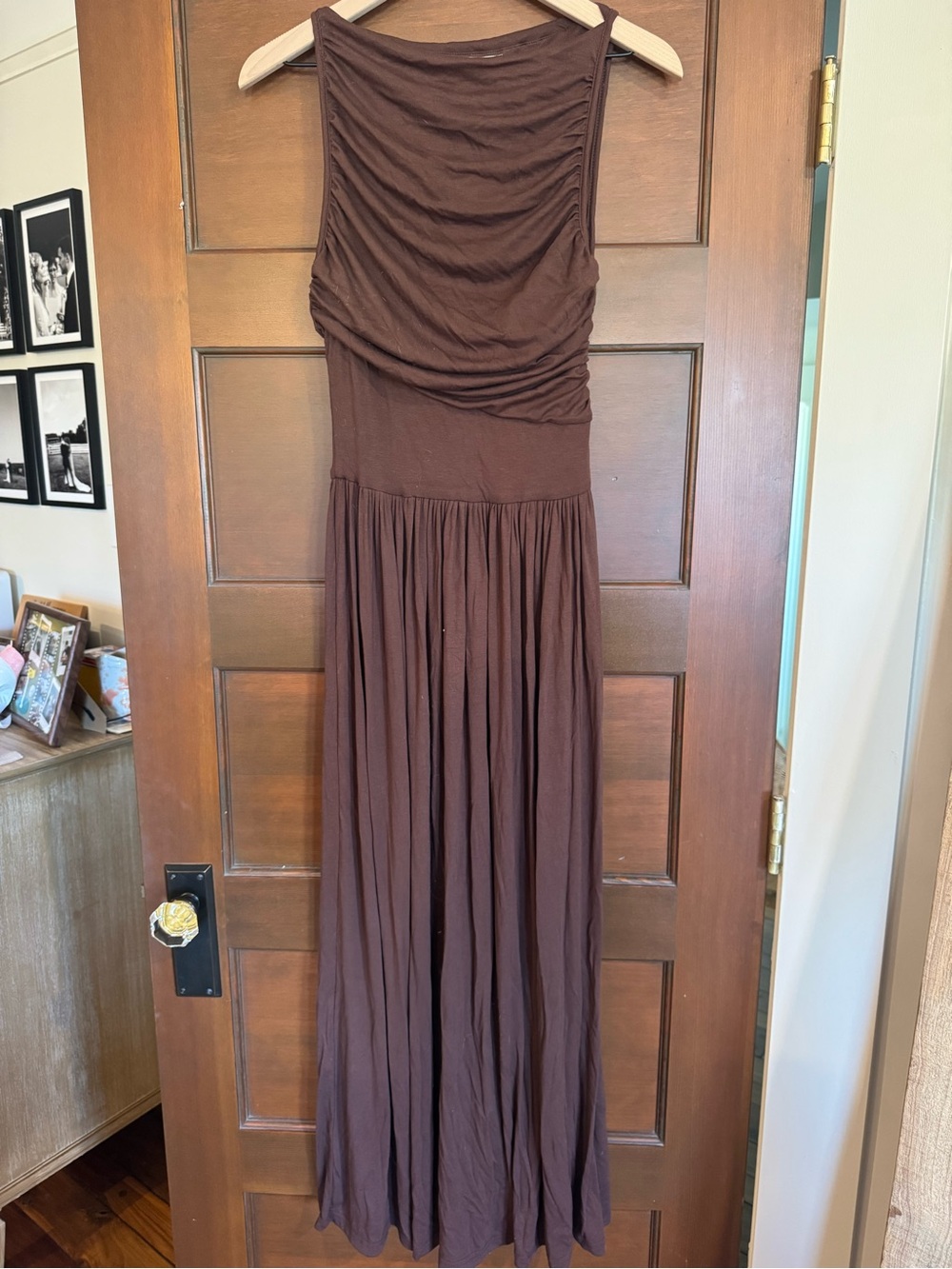 Runaway the Label Chocolate Brown Nalla Maxi Dress - Picture 2 of 3